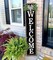 Outdoor Welcome Sign for Front Porch Standing 45"×9" Tall Wood Frame Vertical Leaner farmhouse Outside Rustic Large Welcome Sign for Front Door Home Decorations (Wood)